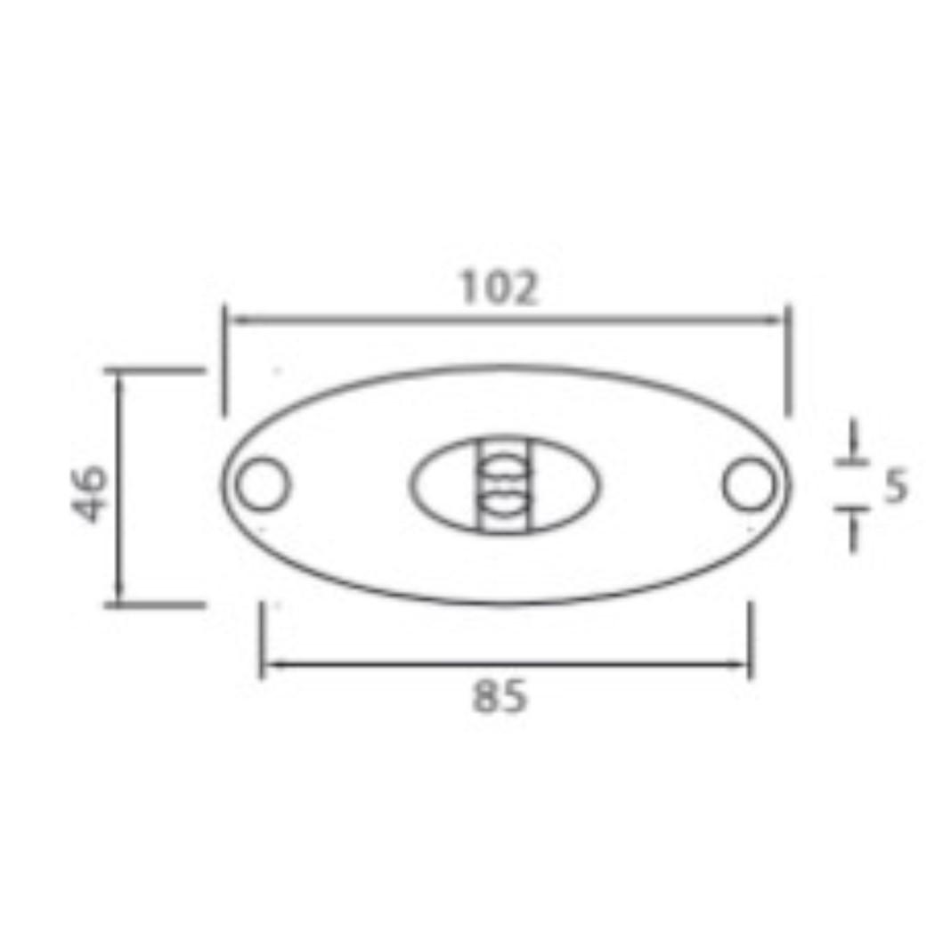 LED Sidomarkering 12/24V Aspöck Flatpoint II - Bild 2